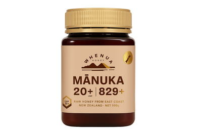 Enhanced Manuka Honey Product Photo with Original Text